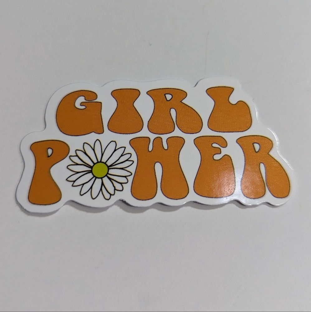 Girl Power daisy Sticker